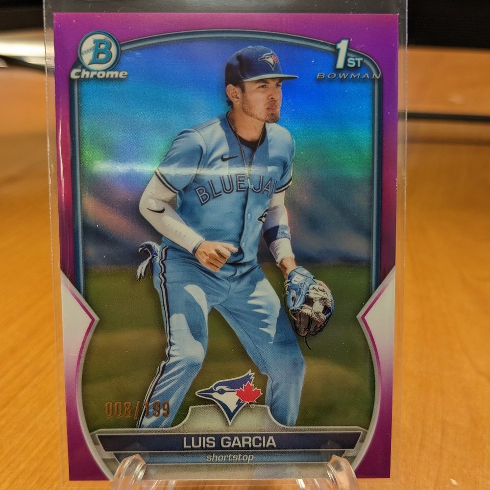 2023 Bowman - Luis Garcia - Bowman 1st - Fuchsia /199 !Rare!